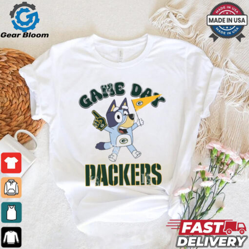 Green Bay Packers Bluey Game Day shirt