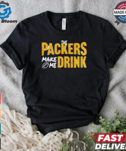 Green Bay Packers make me drink shirt