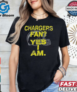 San Diego Chargers, Chargers Fan, Yes I Am T Shirt