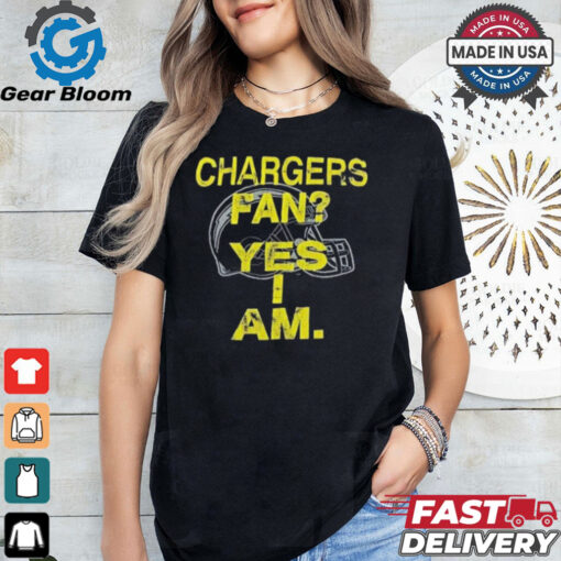 San Diego Chargers, Chargers Fan, Yes I Am T Shirt