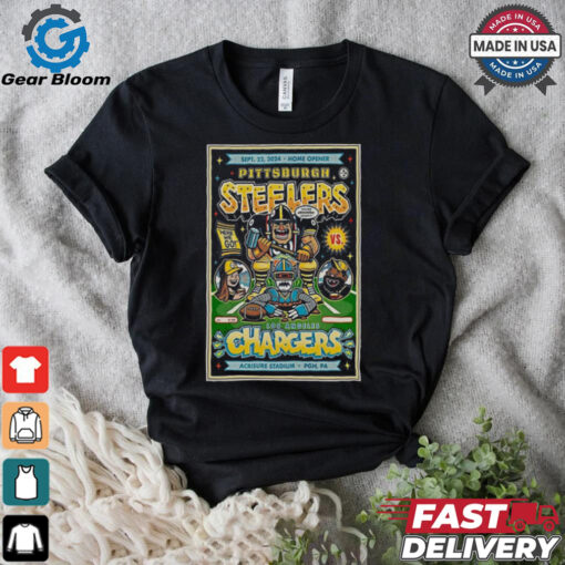 Pittsburgh Steelers vs Los Angeles Chargers Sept 22 2024 Acrisure Stadium Poster Shirt