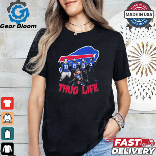 Halloween Horror Characters X Buffalo Bills Thug Life Shirt