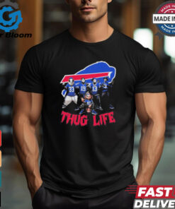 Halloween Horror Characters X Buffalo Bills Thug Life Shirt