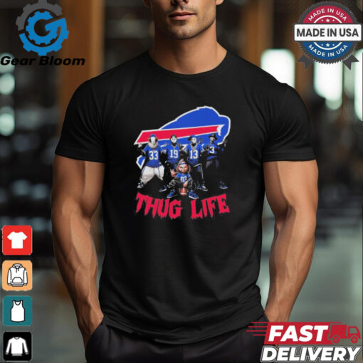 Halloween Horror Characters X Buffalo Bills Thug Life Shirt