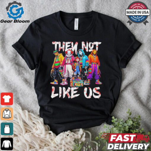 Horror Movie They Not Like Us Halloween Gifts Shirt