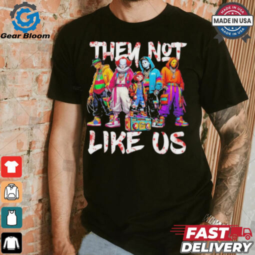 Horror Movie They Not Like Us Halloween Gifts Shirt