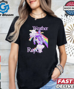 Hoshipieces Weather Report Jojos Painting t shirt