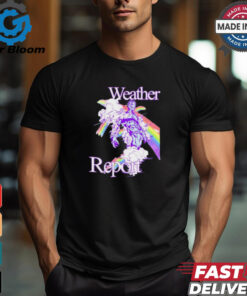 Hoshipieces Weather Report Jojos Painting t shirt