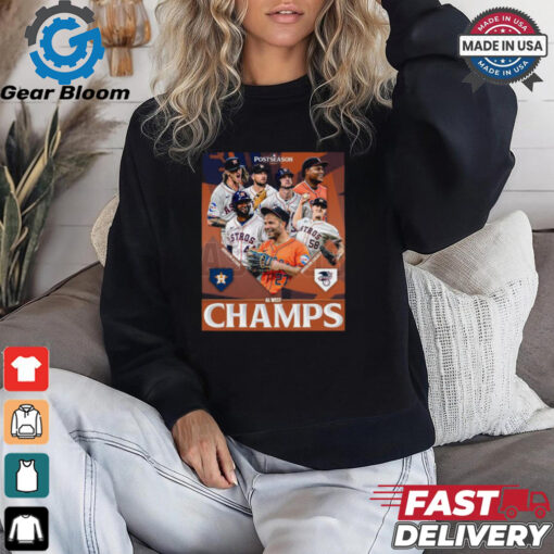 Houston Astros MLB Postseason 2024 AL West Champs poster shirt