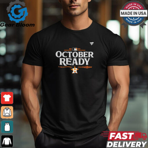 Houston Astros October Ready 2024 MLB Postseason Locker Room T Shirt