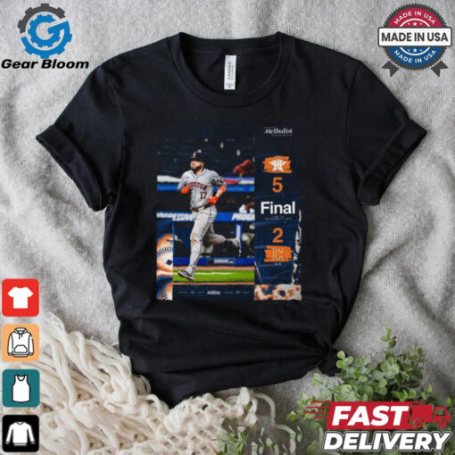 Houston Astros Win 5 2 Cleveland Guardians 2024 Postseason Final Score shirt