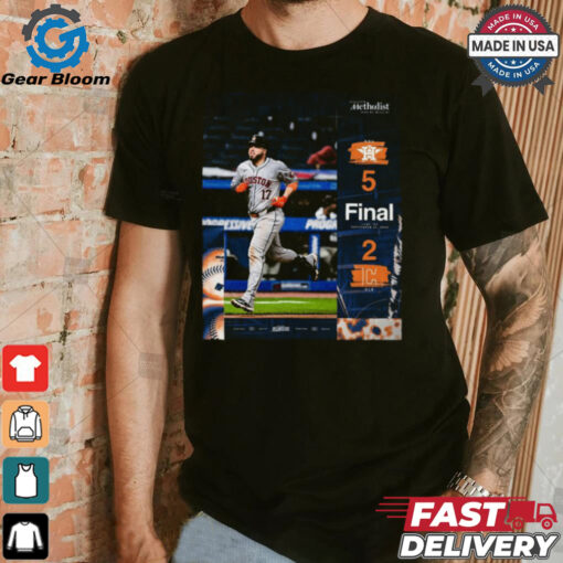 Houston Astros Win 5 2 Cleveland Guardians 2024 Postseason Final Score shirt