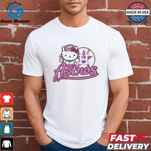 Houston Astros X Hello Kitty Pink Shirt