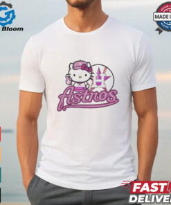 Houston Astros X Hello Kitty Pink Shirt