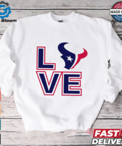 Houston Texans NFL football season 2024 love shirt