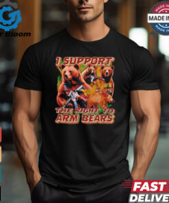 I support the right to arm bears retro shirt