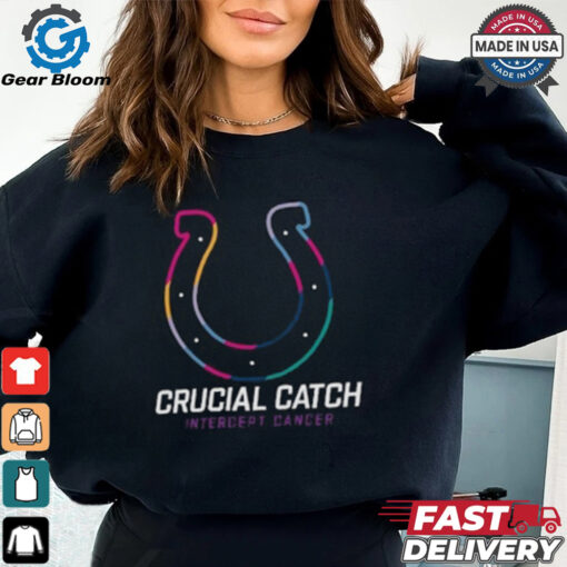 Indianapolis Colts Nike Black 2024 NFL Crucial Catch T Shirt