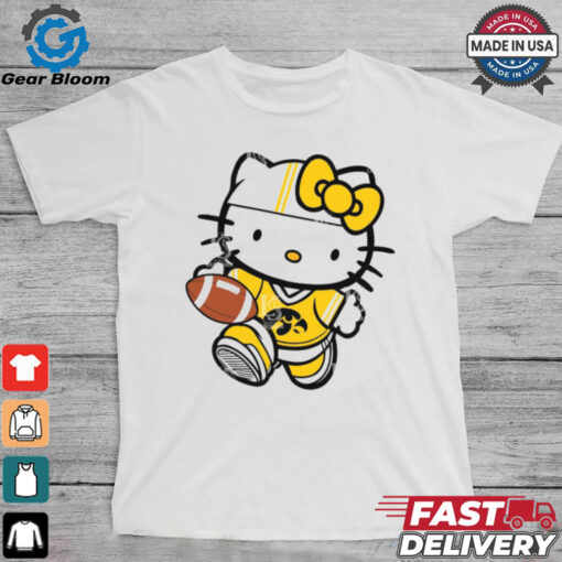 Iowa Hawkeyes Cute Hello Kitty Football shirt