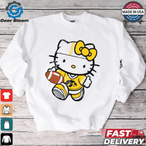 Iowa Hawkeyes Cute Hello Kitty Football shirt