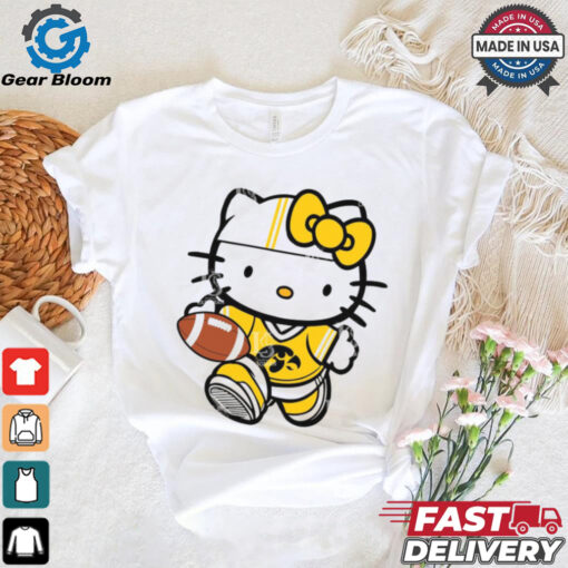 Iowa Hawkeyes Cute Hello Kitty Football shirt