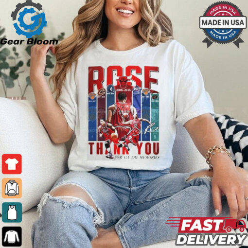 Derrick Rose Thank You For All The Memories shirt