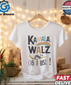 Kamala Harris Tim Walz Walz 2024 Peace Lgbt Kamala Walz Obviously! Shirt