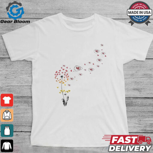 Kansas City Chiefs Floral Dandelion Shirt