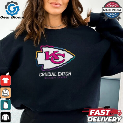 Kansas City Chiefs Nike Black 2024 NFL Crucial Catch T Shirt