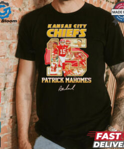 Kansas City Chiefs Patrick Mahomes 15 signature shirt