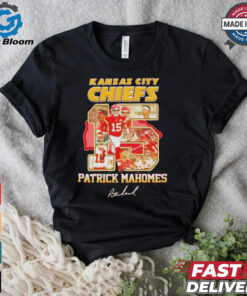 Kansas City Chiefs Patrick Mahomes 15 signature shirt