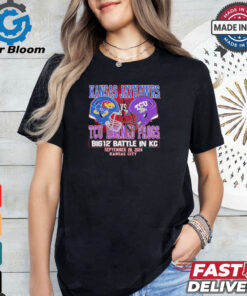 Kansas Jayhawks vs TCU Head To Head Football At Arrowhead September 28 2024 Shirt