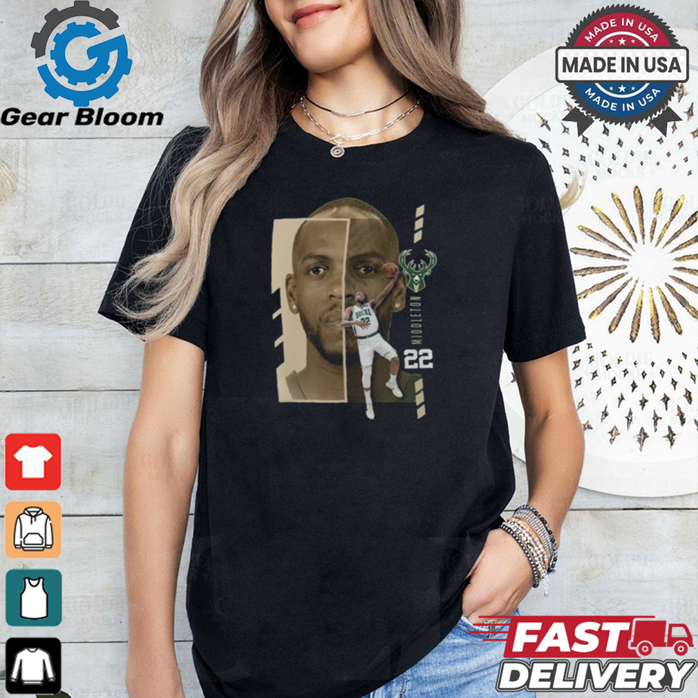 Khris Middleton #22 Milwaukee Bucks Player Name And Number Jump Pass t shirt Khris Middleton #22 Milwaukee Bucks Player Name And Number Jump Pass t shirt