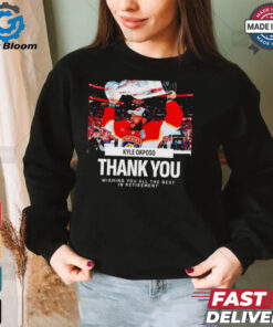 Kyle Okposo thank you wishing you all the best in retirement shirt