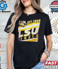 LSU Tigers Fanatics Ideal Faded Big & Tall T Shirt