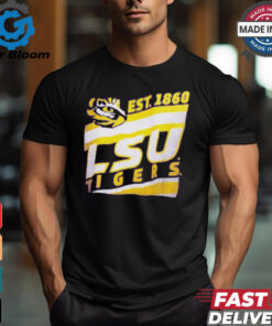 LSU Tigers Fanatics Ideal Faded Big & Tall T Shirt