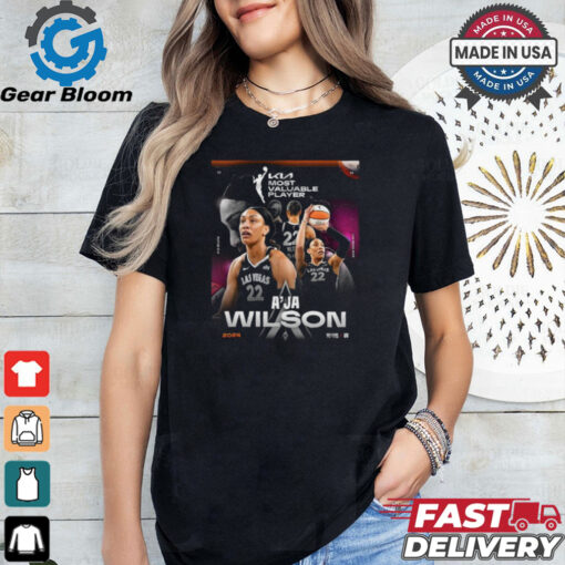 Las Vegas Aces A’Ja Wilson Most Valuable Player 2024 WNBA shirt