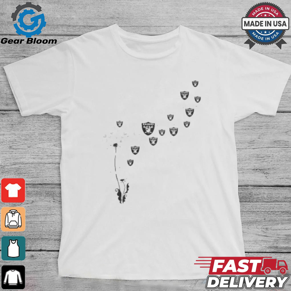 Las Vegas Raiders Floral Dandelion Shirt Las Vegas Raiders Floral Dandelion Shirt