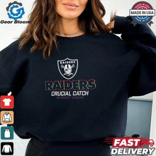 Las Vegas Raiders Nike Black 2024 NFL Crucial Catch T Shirt
