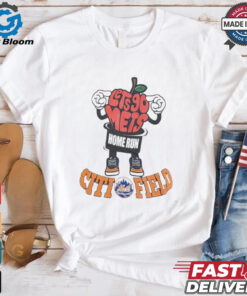 Let’s go Mets Home Run apple citi filed shirt