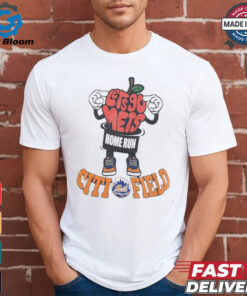 Let’s go Mets Home Run apple citi filed shirt