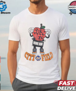 Let’s go Mets Home Run apple citi filed shirt