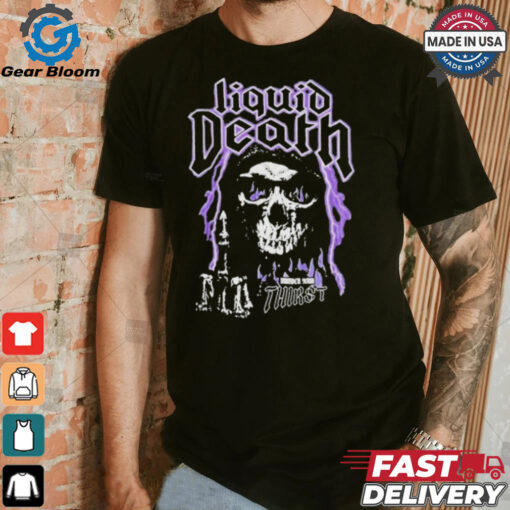 Liquid Death Deathbird Murder Your Thirst T shirt