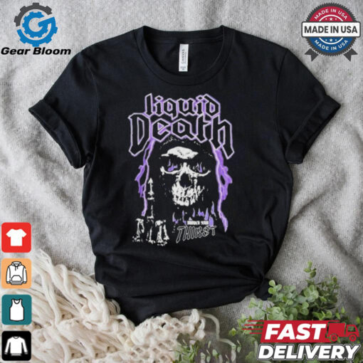 Liquid Death Deathbird Murder Your Thirst T shirt