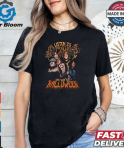 Listen to ACDC and wait for halloween shirt