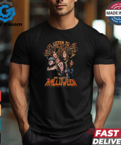 Listen to ACDC and wait for halloween shirt