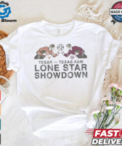 Lone Star Showdown SEC Texas Longhorns vs. Texas A&M Aggies vintage t shirt