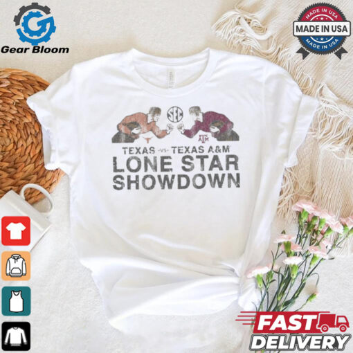 Lone Star Showdown SEC Texas Longhorns vs. Texas A&M Aggies vintage t shirt