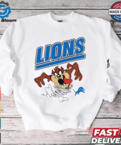 Looney Tunes Taz Detroit Lions shirt