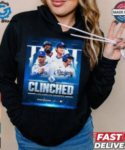 Los Angeles Dodgers 2024 Clinched Postseason T Shirt