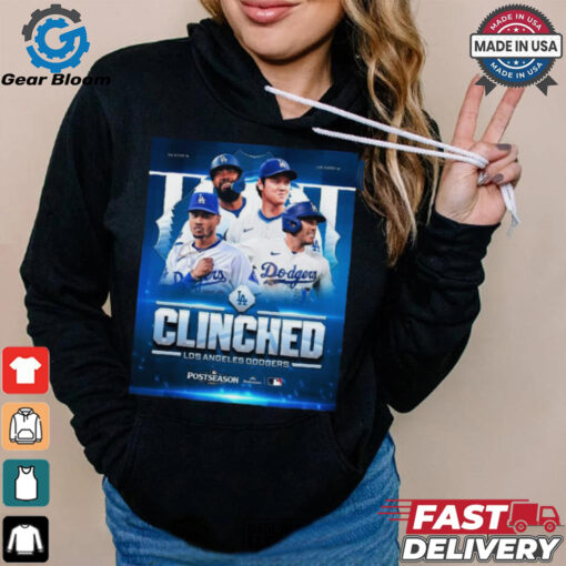 Los Angeles Dodgers 2024 Clinched Postseason T Shirt